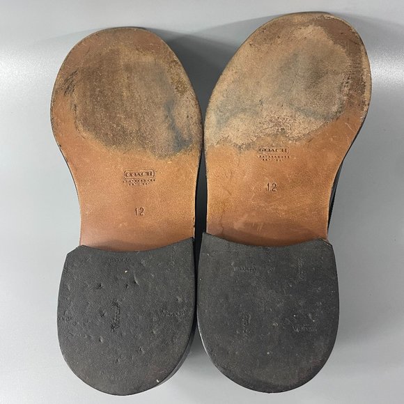 Coach Men’s Garson Lace Up Dress Shoes Brown Size 12 D - Picture 8 of 12